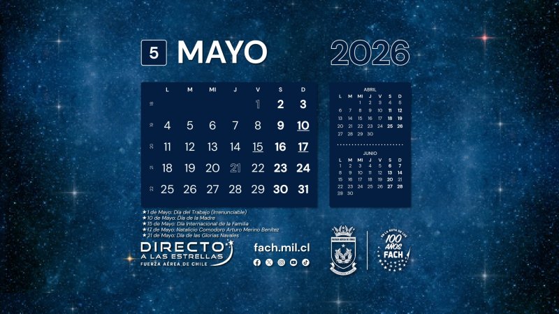CALENDARIO MAYO