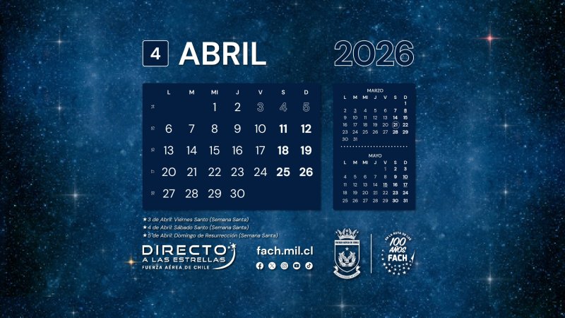 CALENDARIO ABRIL