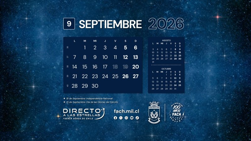 CALENDARIO SEPTIEMBRE