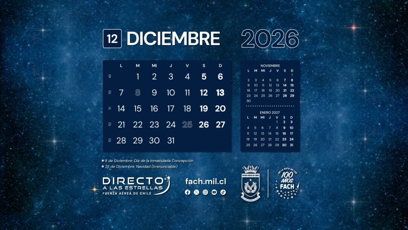 CALENDARIO DICIEMBRE