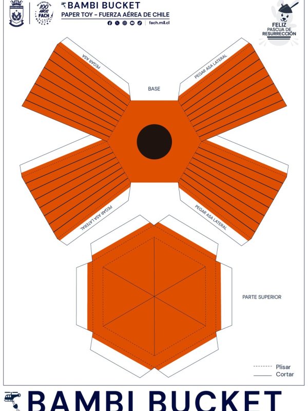 BAMBI BUCKET PAPER TOY