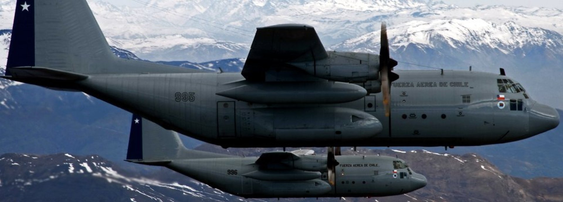 Llegan los poderosos C-130-Hercules